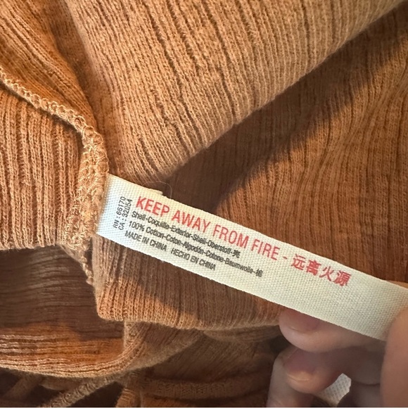 Free People Beach Women’s Small Amalfi Maxi Dress Orange Resort Criss Cross Back - Picture 8 of 8